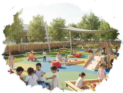 Zdjęcie placu zabaw dla dzieci ze żłobka w krakowie